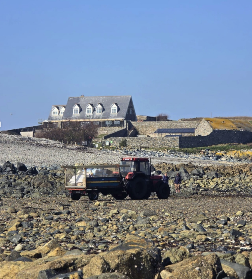 Lihou Island House during refurbishment
